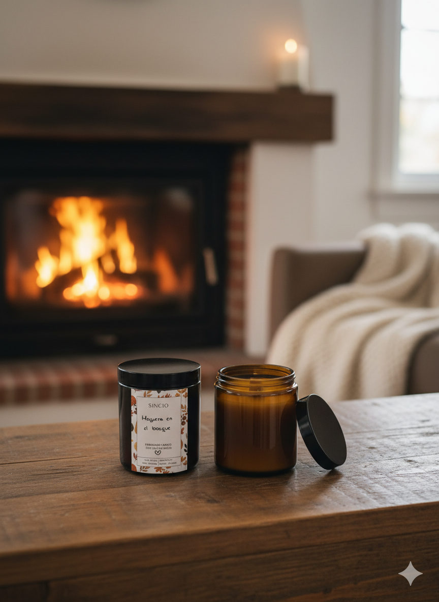 Vela Hoguera en el bosque